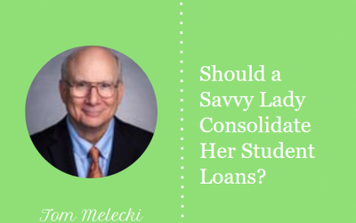 ¿Debería una mujer inteligente consolidar sus préstamos estudiantiles?